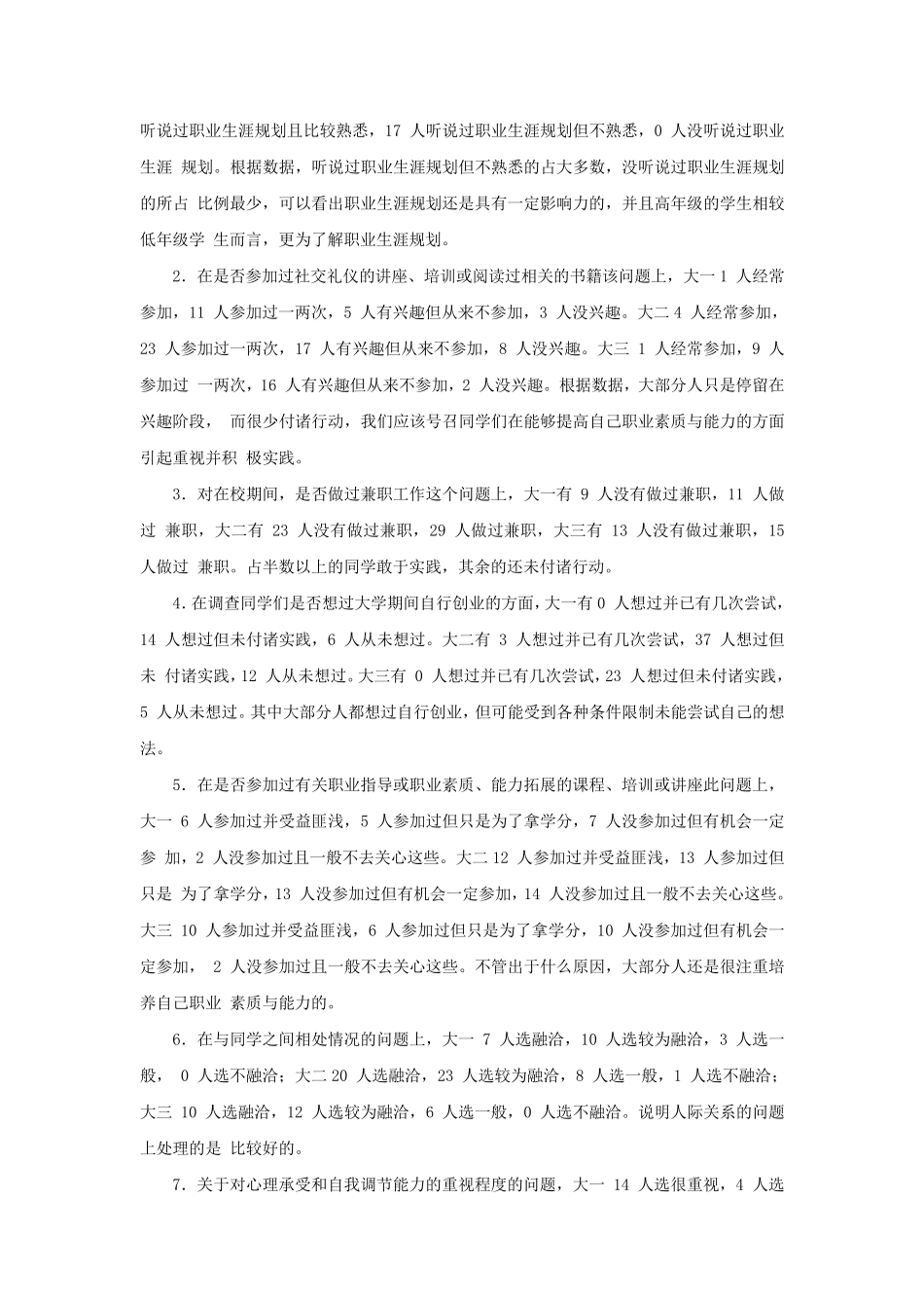 职业素养调查报告1_第2页