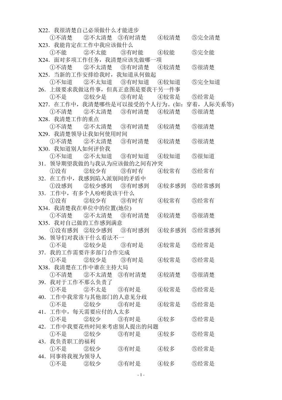 职业紧张量表_第2页