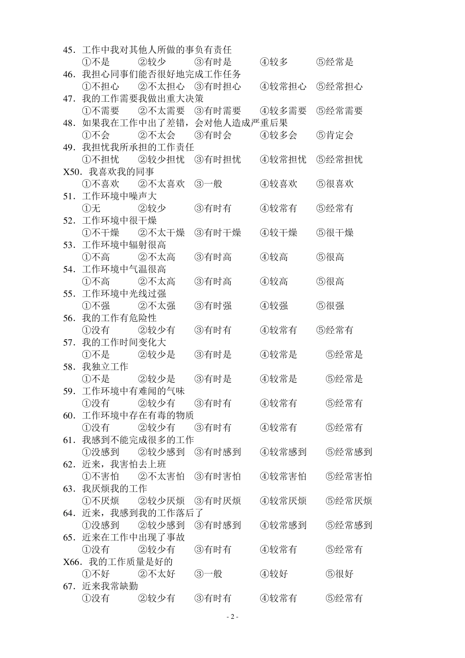 职业紧张量表_第3页