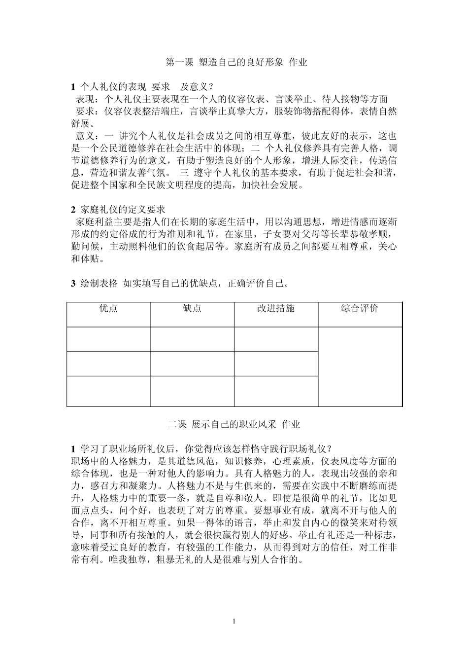 职业道德与法律作业_第1页