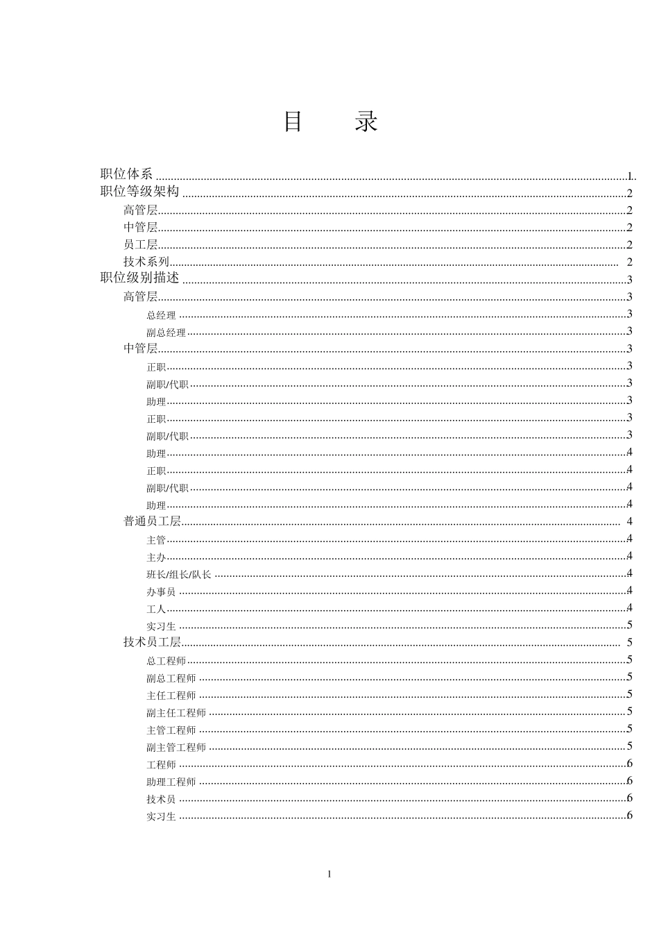职位等级划分(经典案例)_第1页