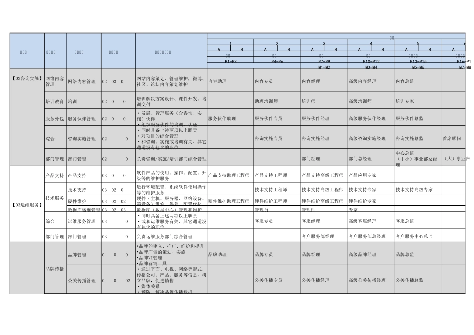 职位职级体系表20191119(V1.0草案)_第2页