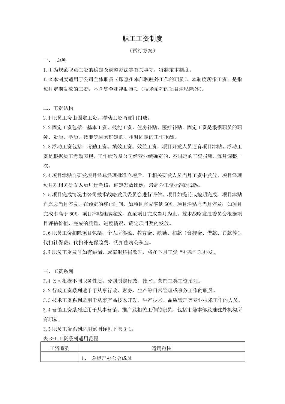 职工工资制度范本_第1页