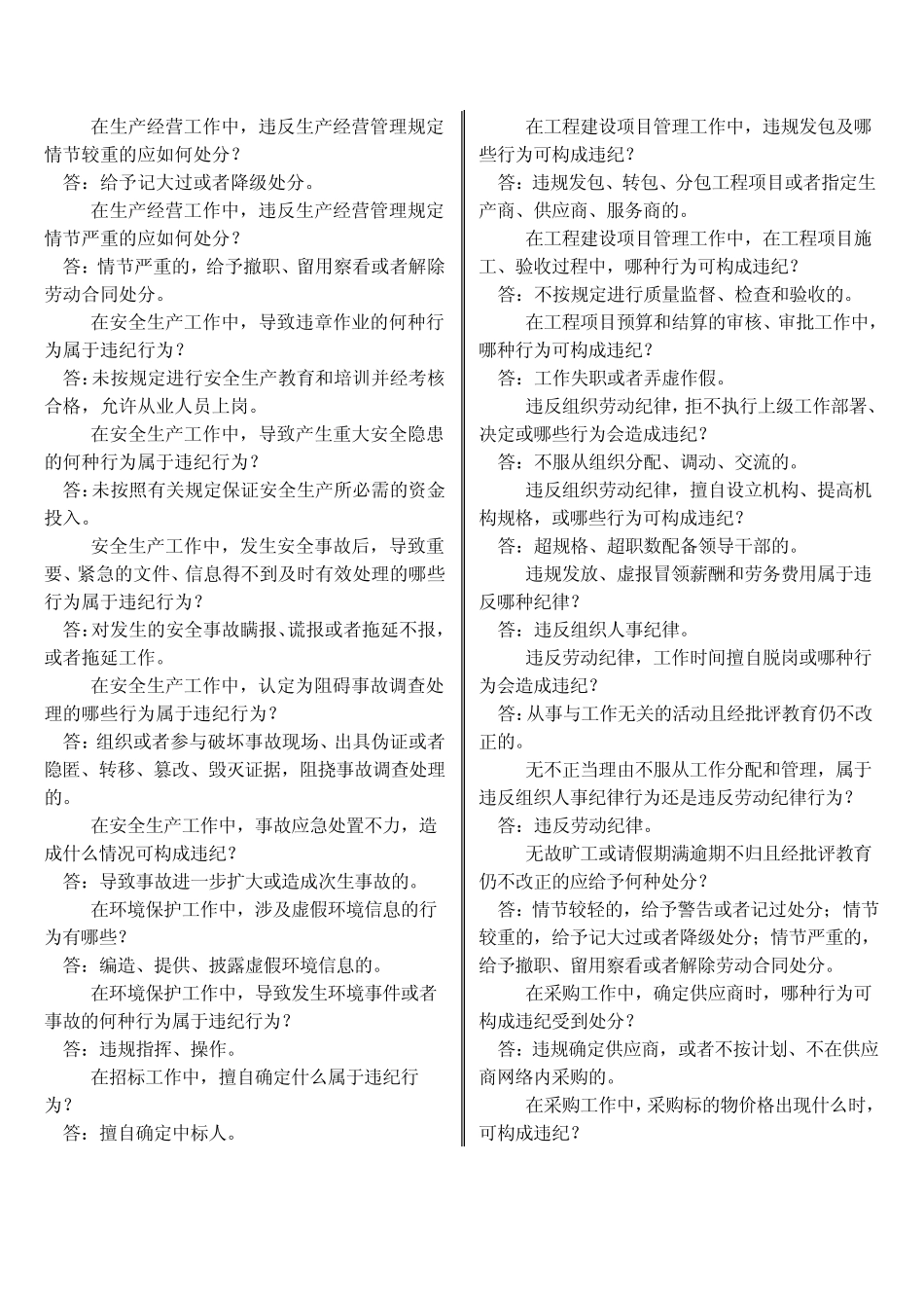 职工违纪违规行为处分规定_第3页