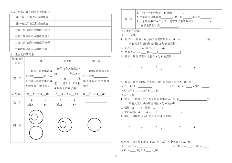 职高数学基础模块各章节复习提纲_第2页