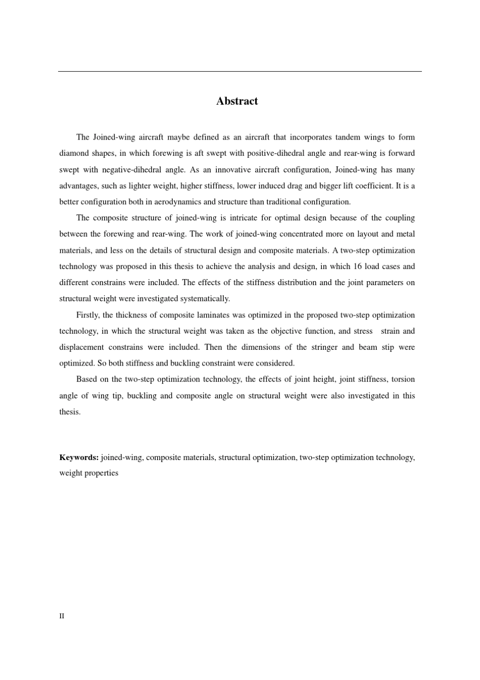 联结翼复合材料机翼结构优化设计与重量特性分析_第3页