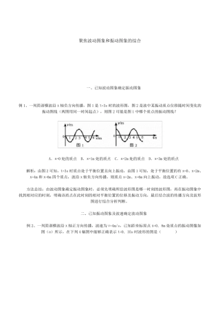 聚焦波动图象和振动图象的综合_1