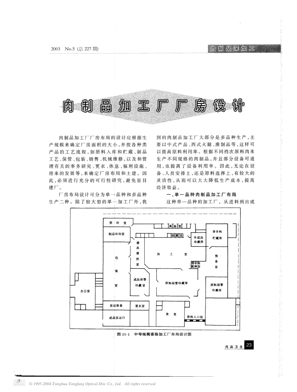 肉制品工厂设计_第1页