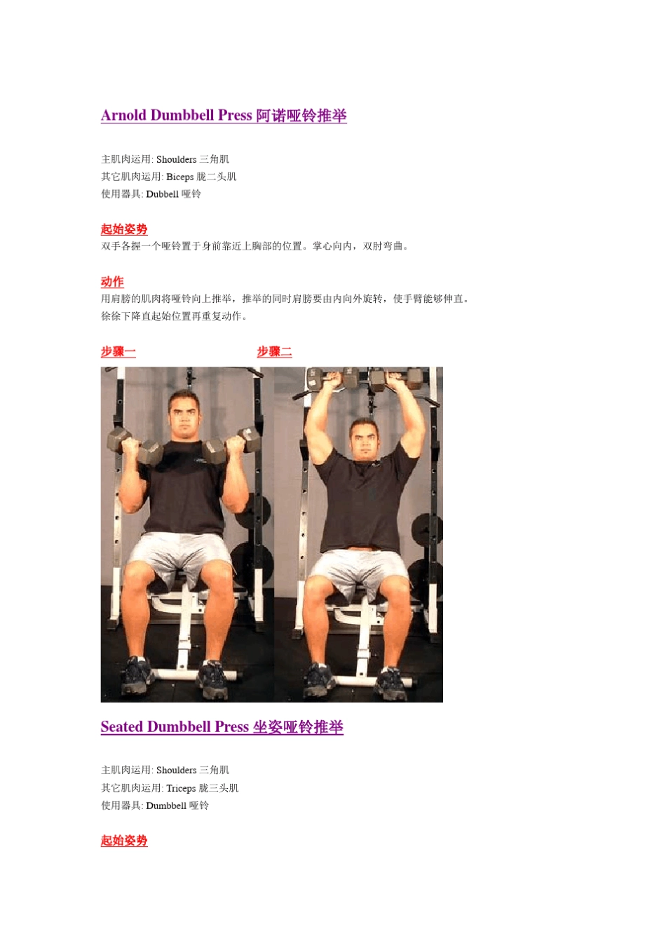 肌肉的27种锻炼方法(图文)_第1页