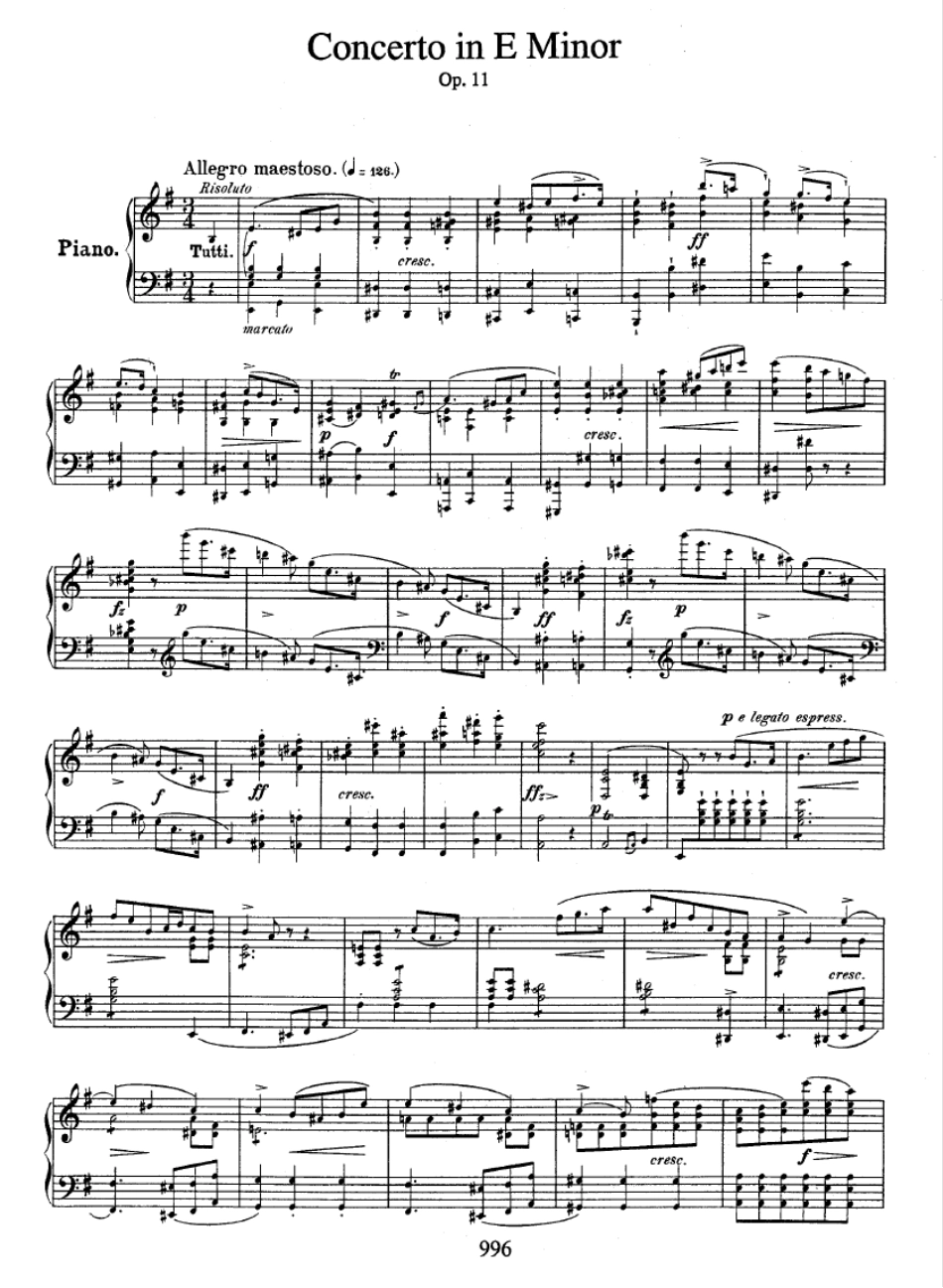 肖邦第一钢琴协奏曲_第1页