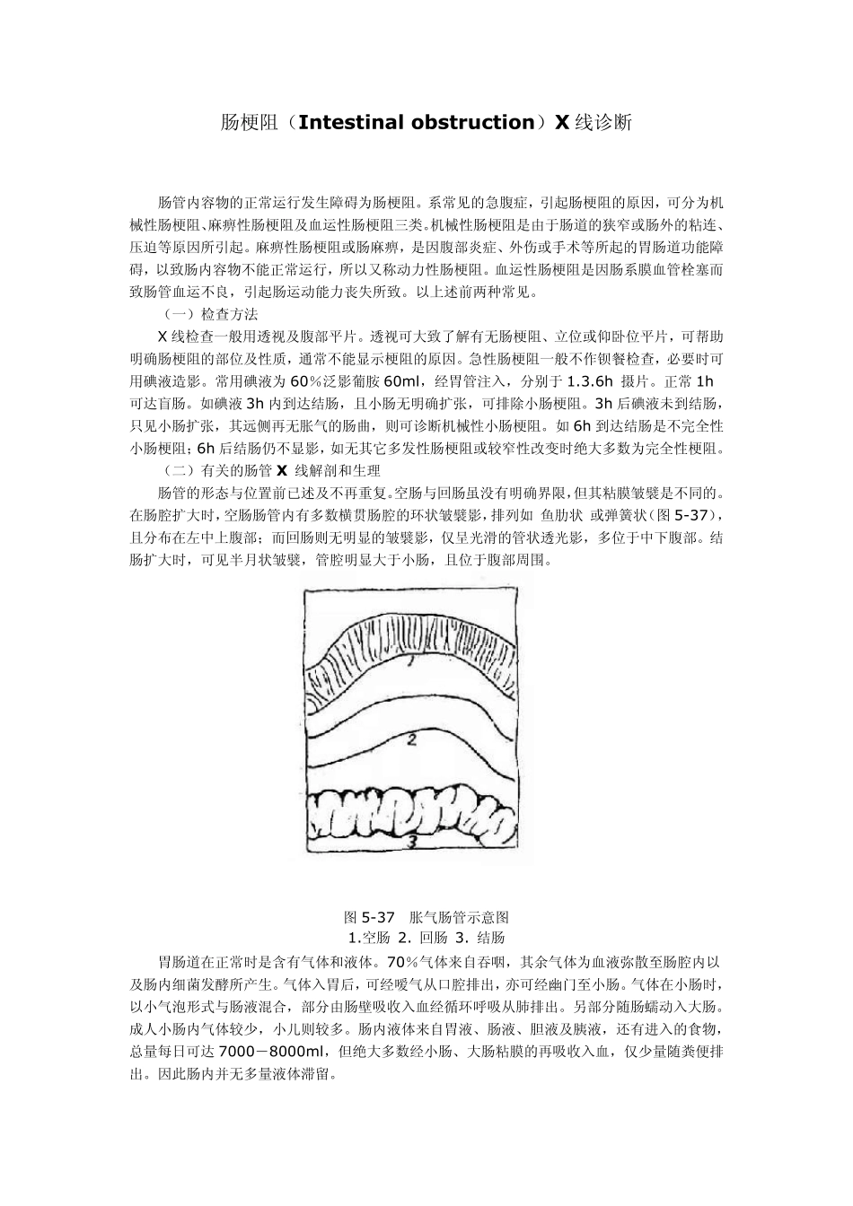 肠梗阻(Intestinalobstruction)X线诊断_第1页