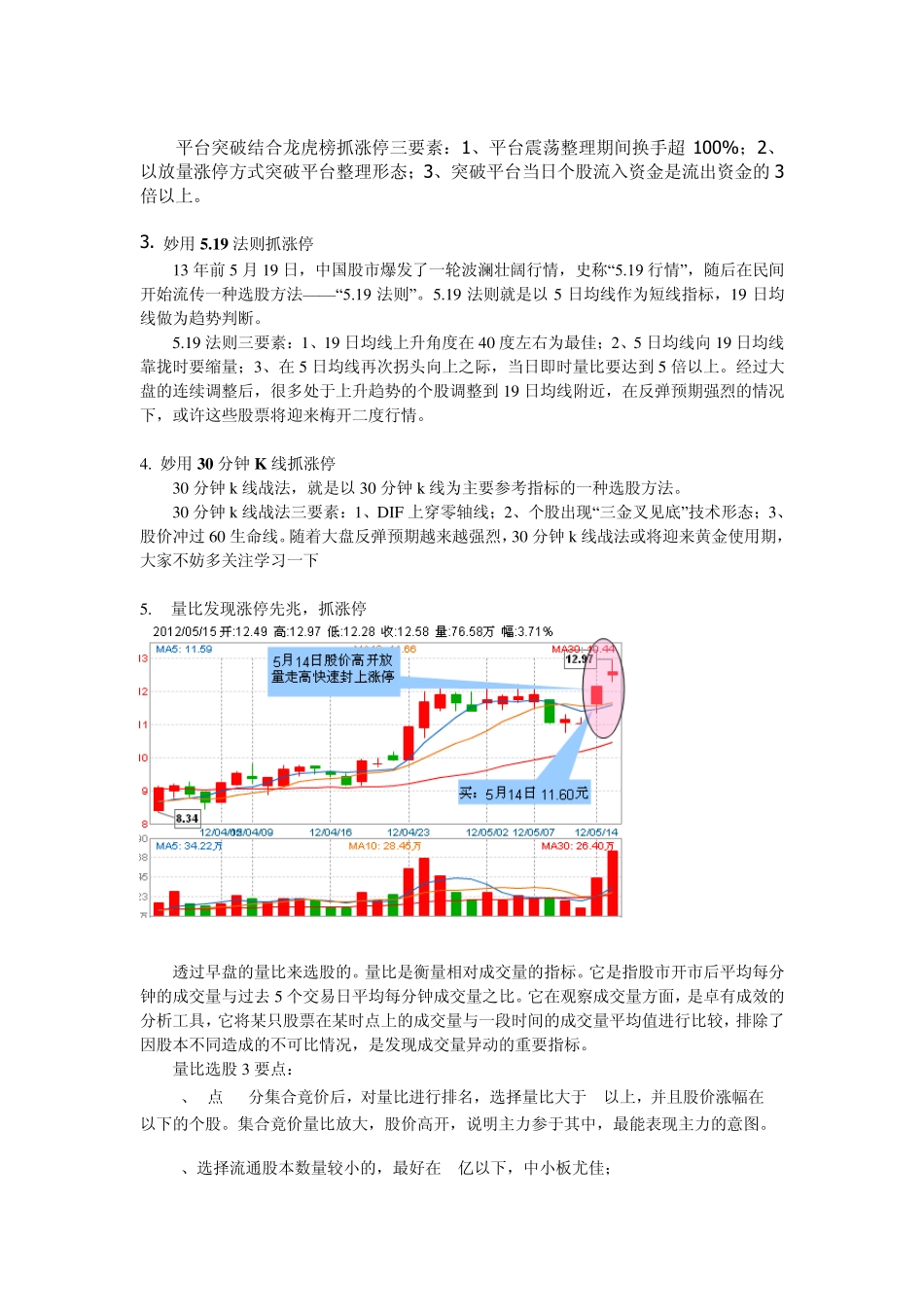 股市短期交易之抓涨停战法(110)_第2页