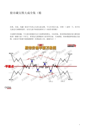 股市藏宝图大成全集.转载新浪博客