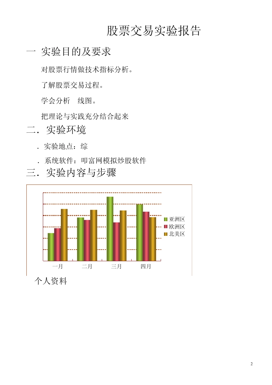 股票交易实验报告_第2页