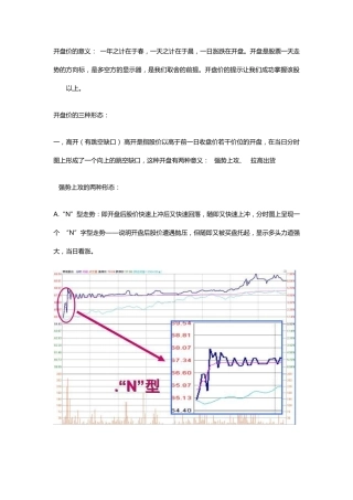 股票开盘后三分钟便知孰涨孰跌