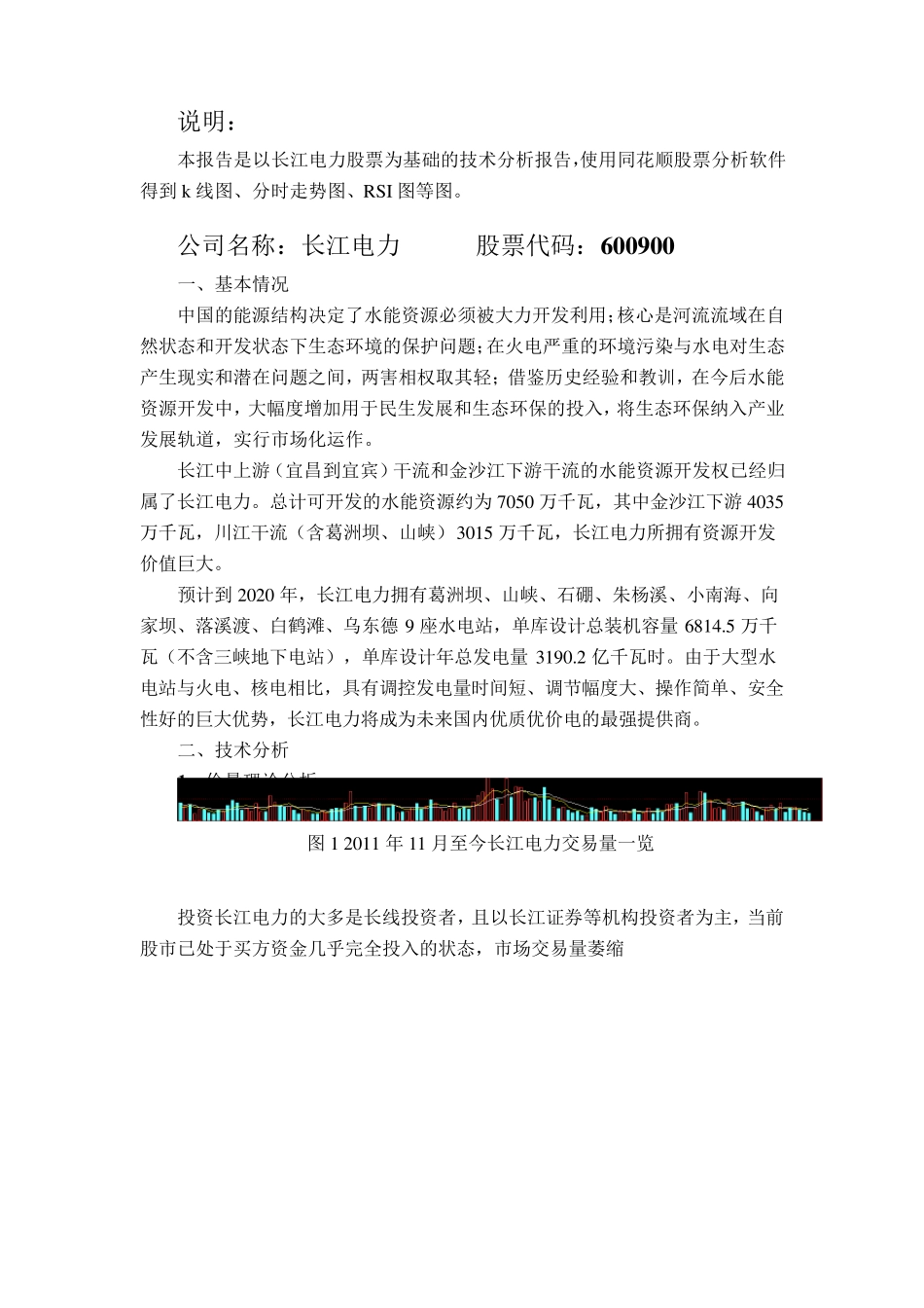 股票投资技术分析报告_第2页