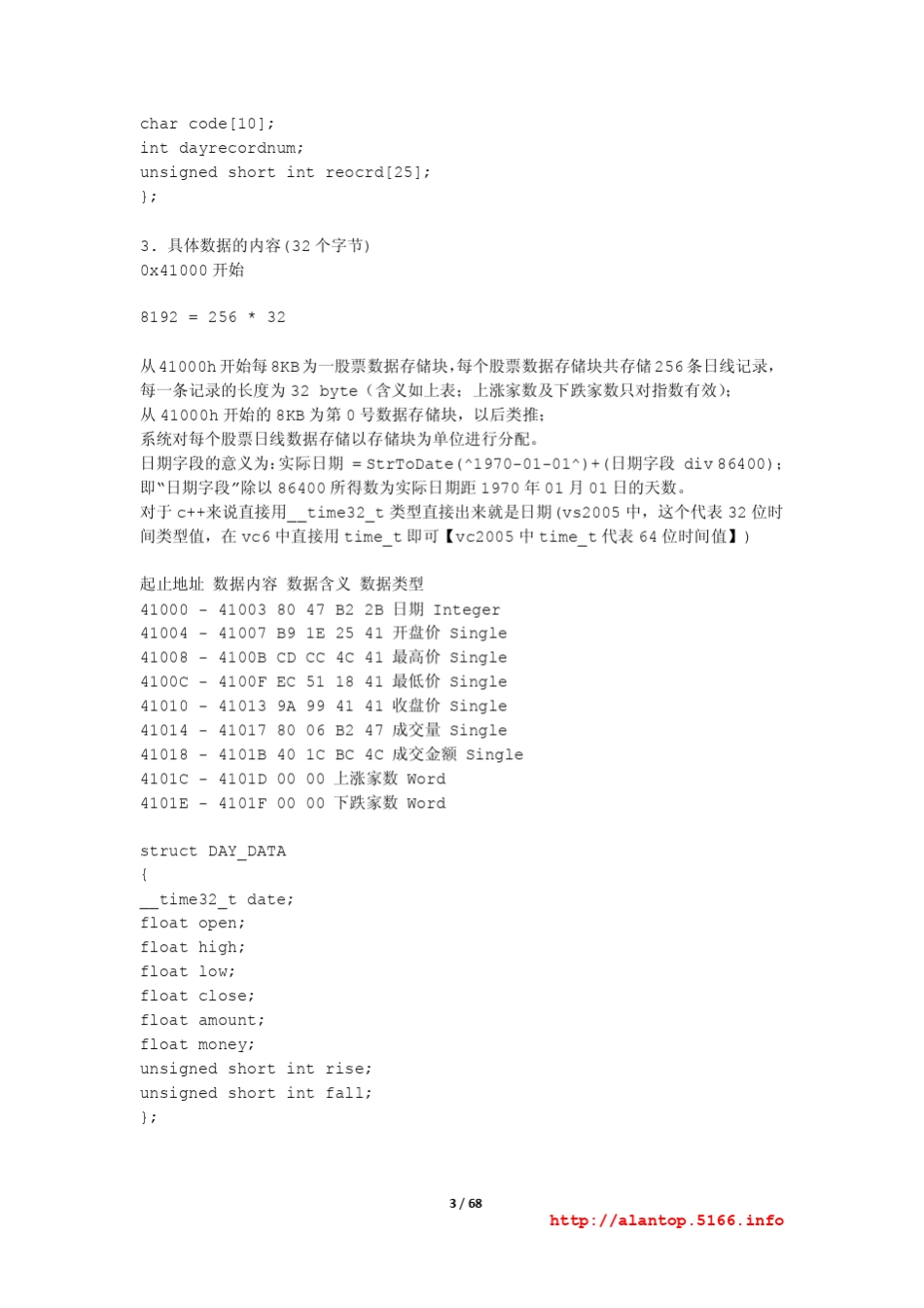 股票数据格式文档适用于股票软件开发人员_第3页