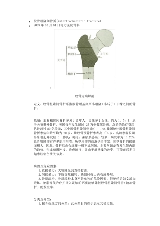 股骨粗隆间骨折(intertrochantericfracture)