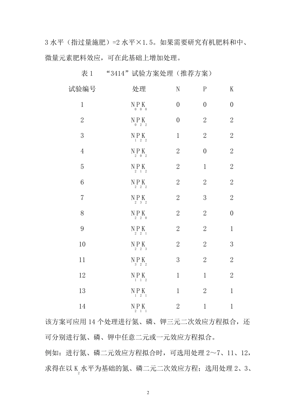 肥料效应田间试验技术规范_第2页