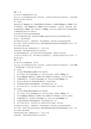 肺癌化疗方案1