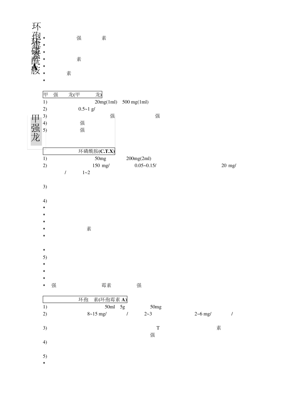 肾内常用药物用法用量药理作用及不良反应_第3页