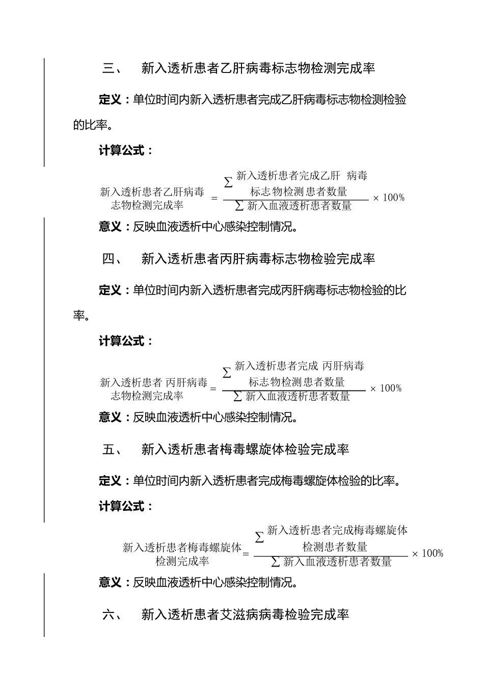 肾脏病医疗质量控制指标_第2页