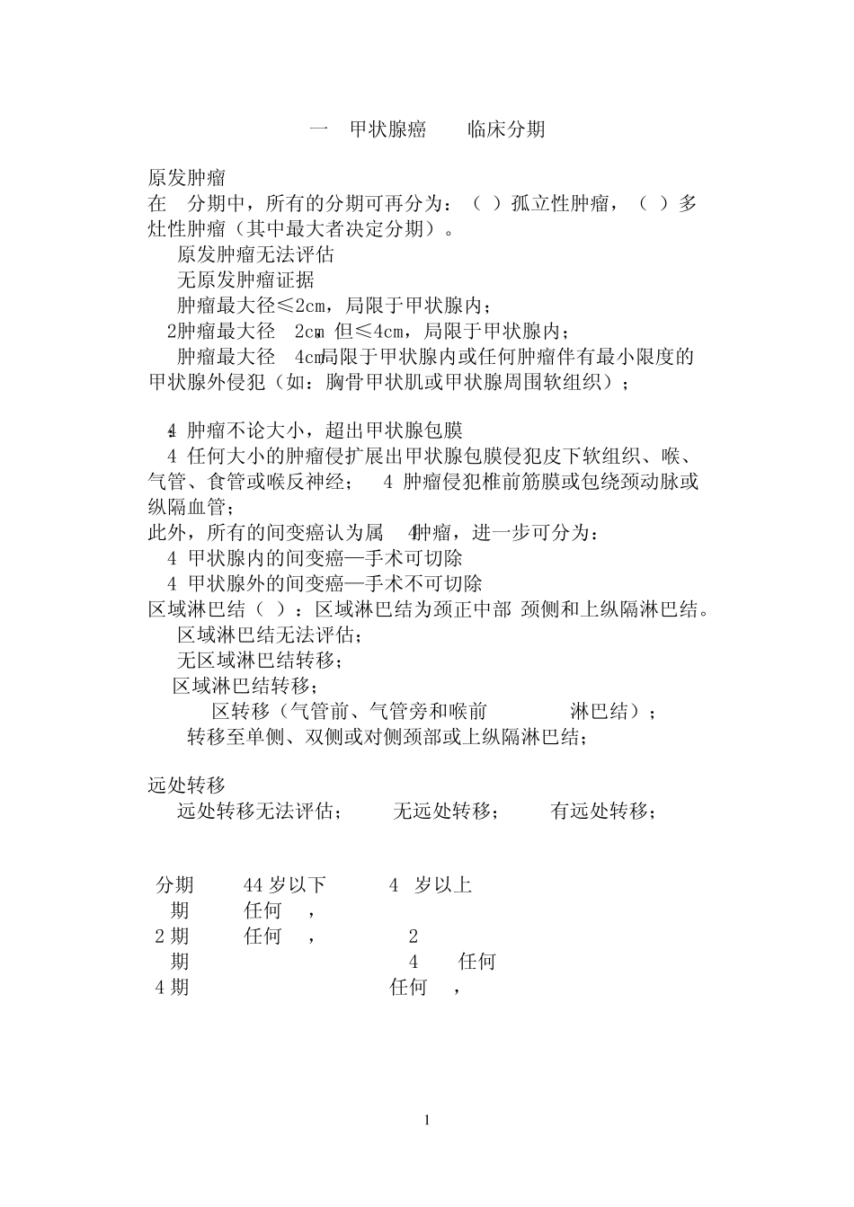 肿瘤分期大全_第1页