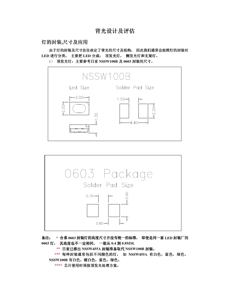 背光源设计与评估_第1页