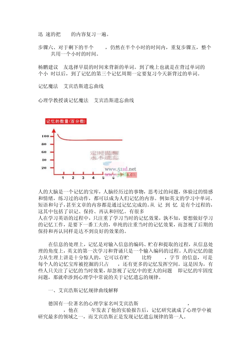背诵法和艾宾浩斯遗忘曲线_第2页