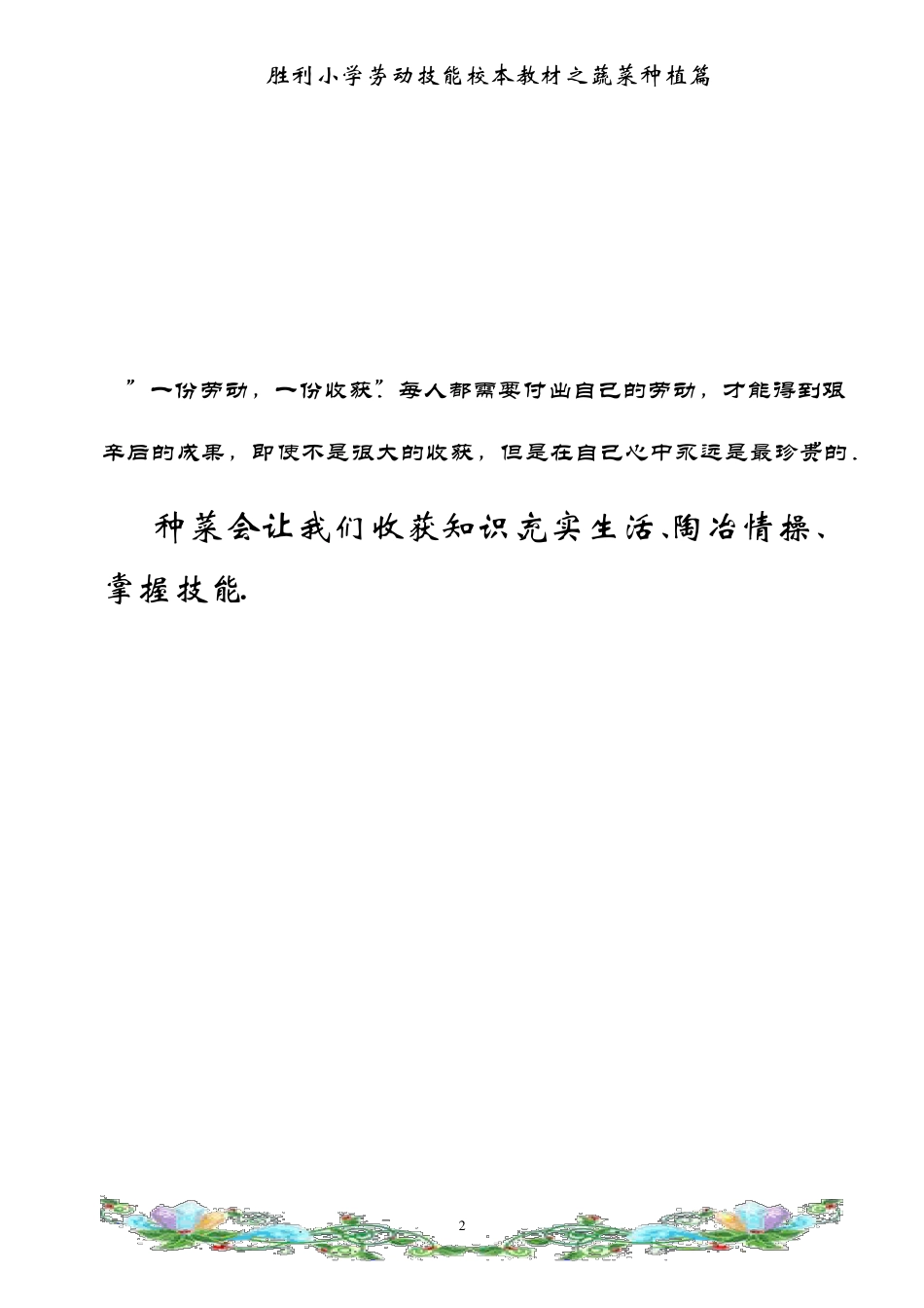 胜利小学校本教材蔬菜种植_第2页