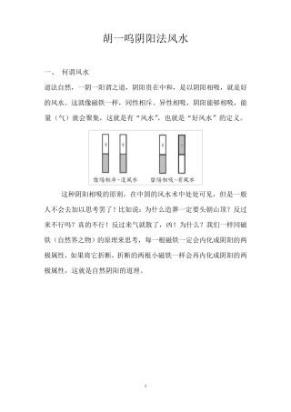 胡一呜阴阳法风1