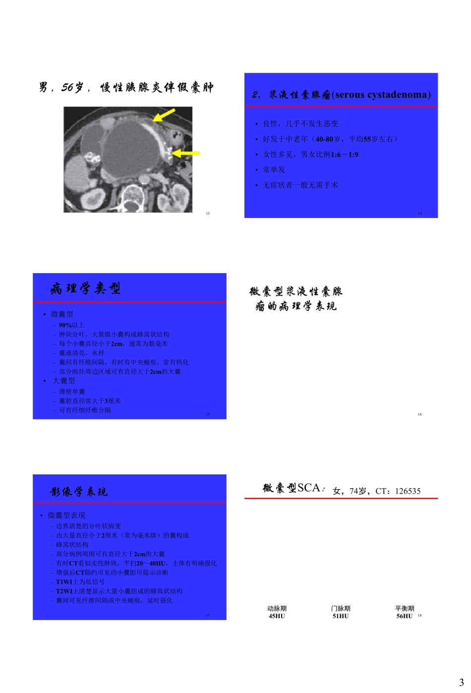 胰腺常见囊性病变的CTMRI诊断(杨正汉)_第3页