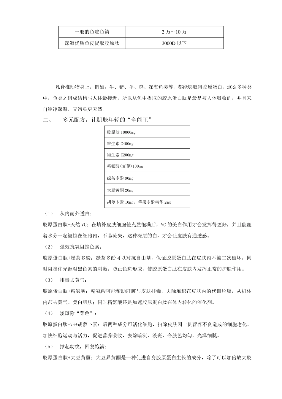 胶原蛋白肽口服液_第2页