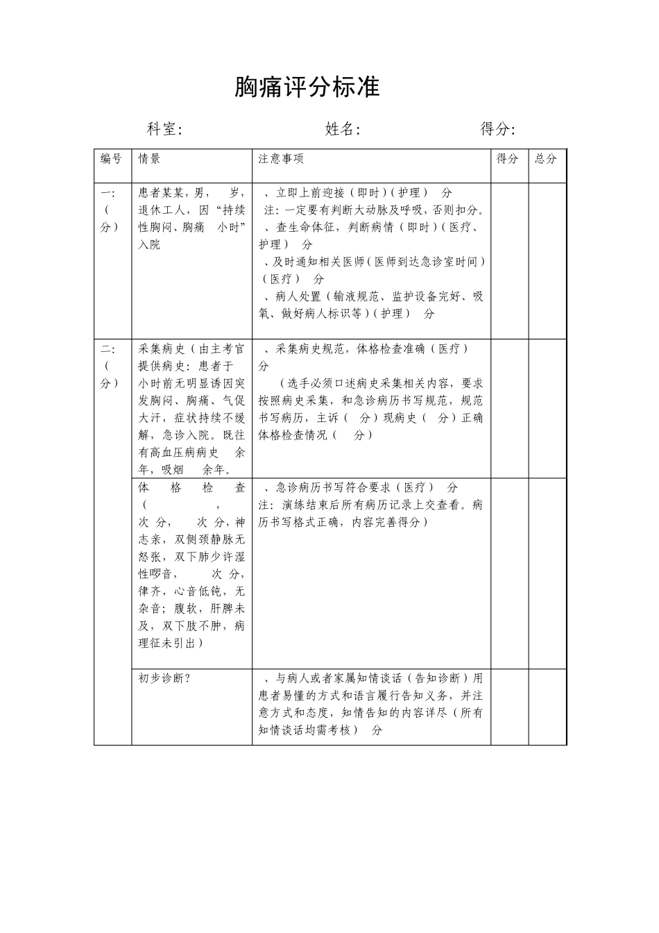 胸痛评分标准_第1页