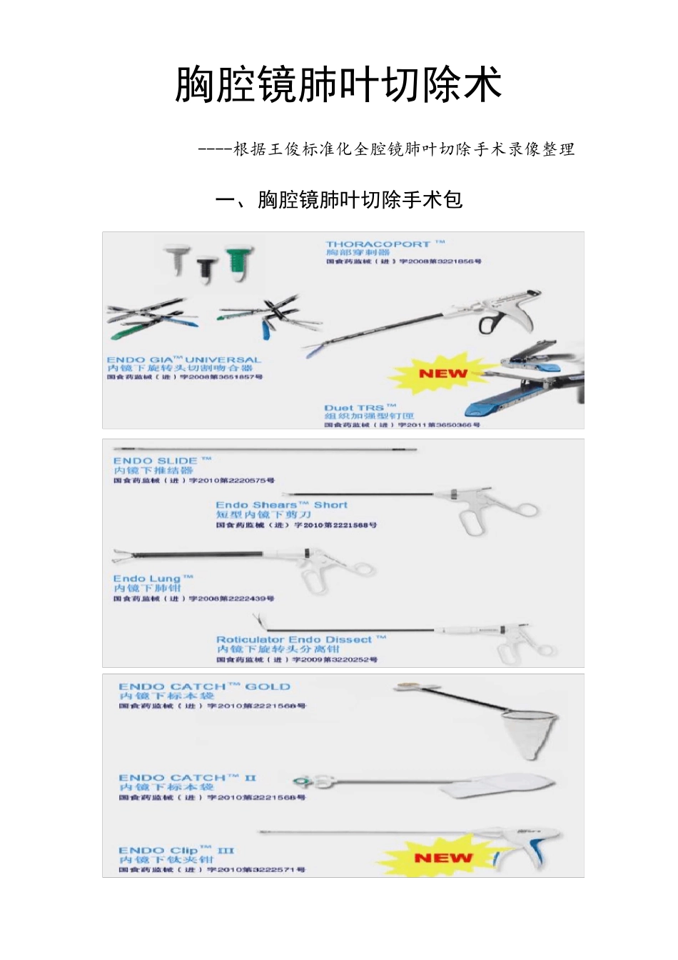 胸腔镜肺叶切除手术程序_第1页