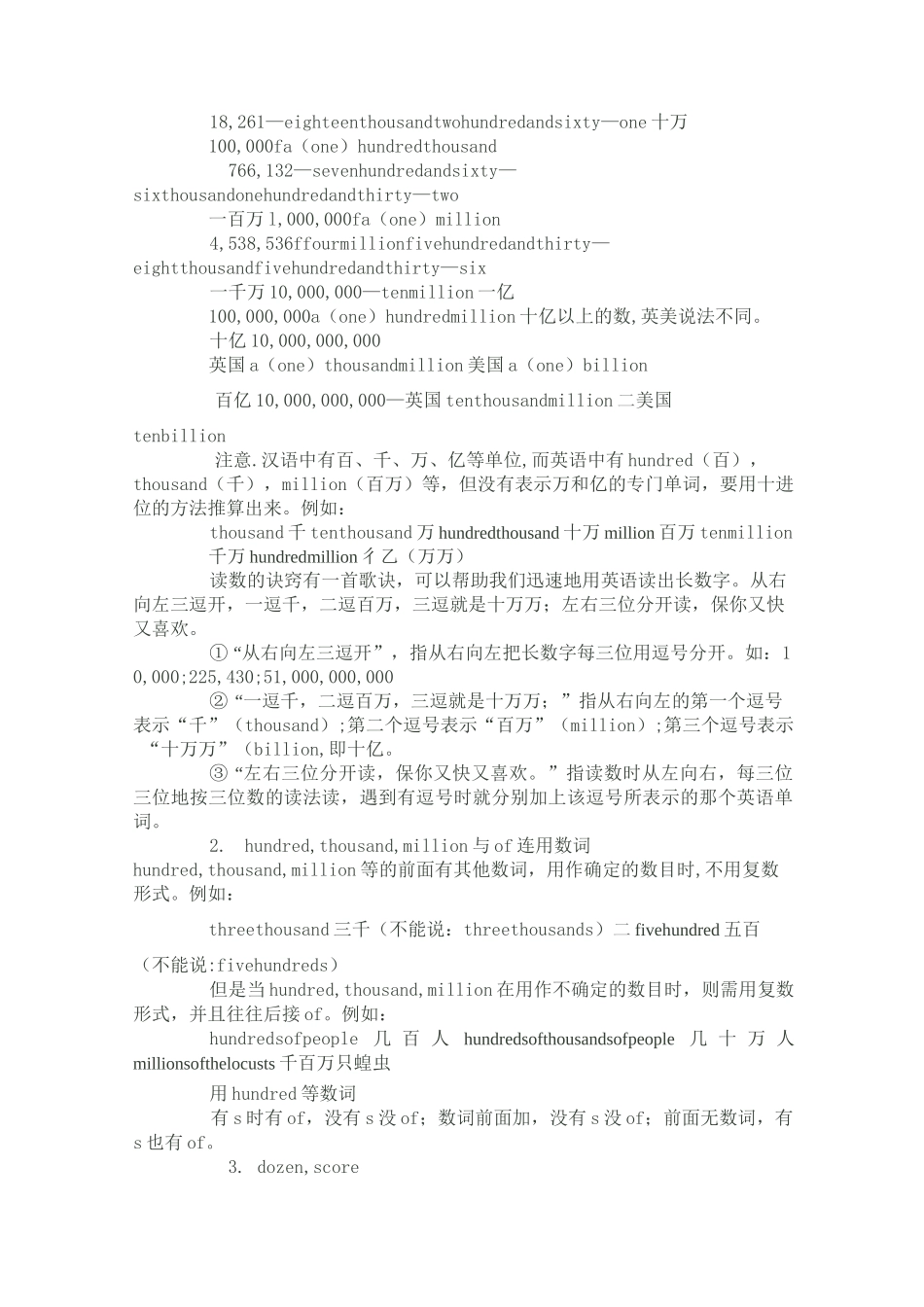 初中英语数词的用法_第2页