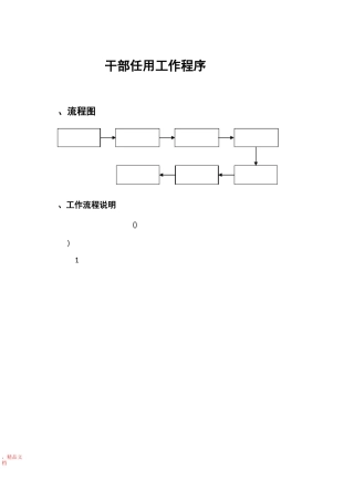 人事科工作流程