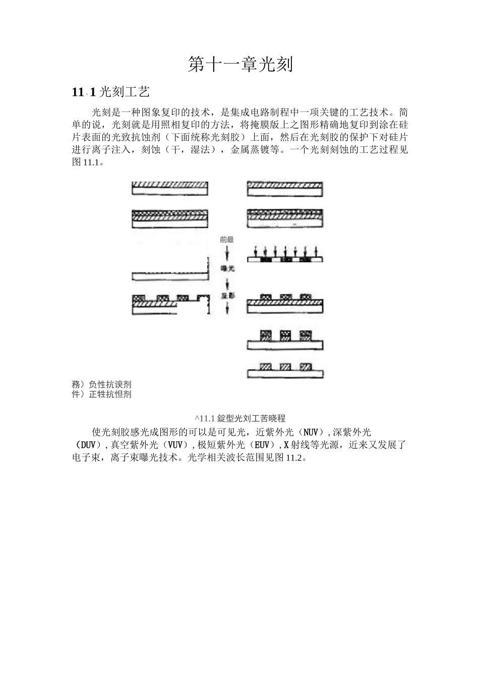 第十一章    光刻_第1页
