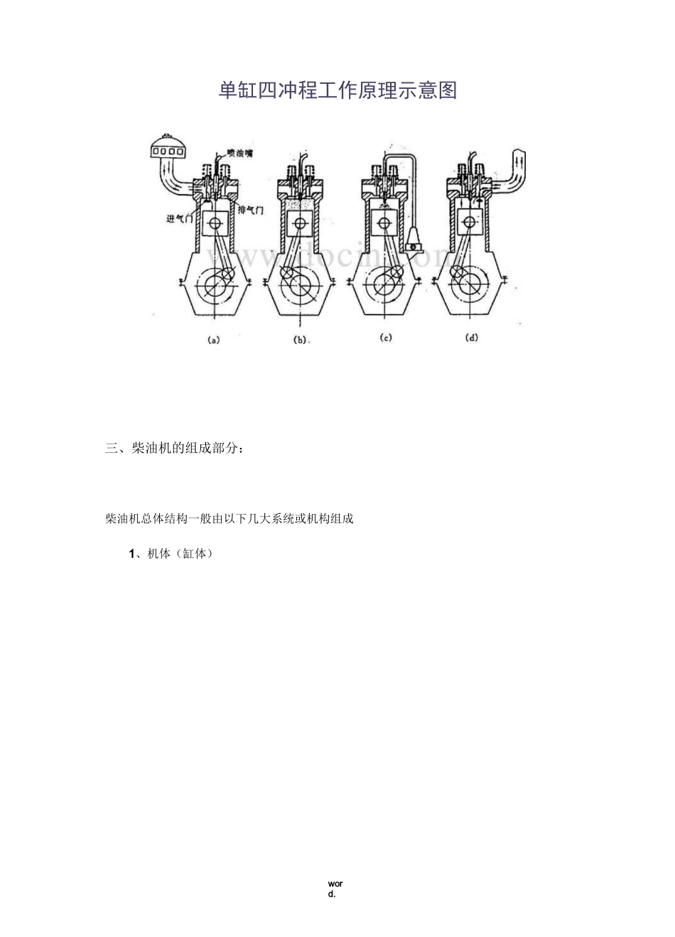 柴油发动机的工作原理与基本组成#(精选.)_第2页