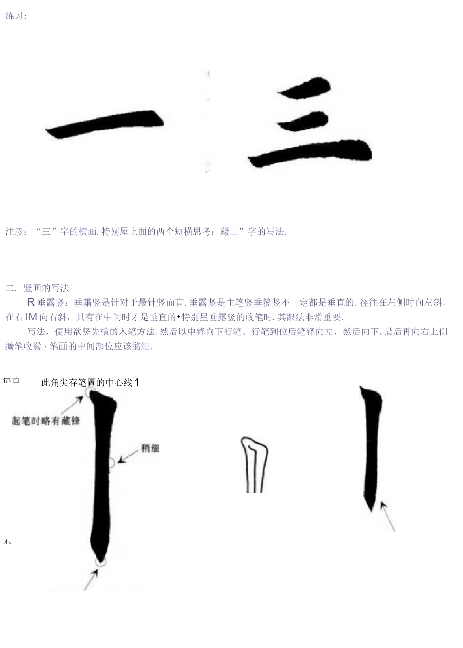 欧阳询楷书技法_第3页