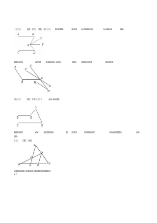 平行线专题复习