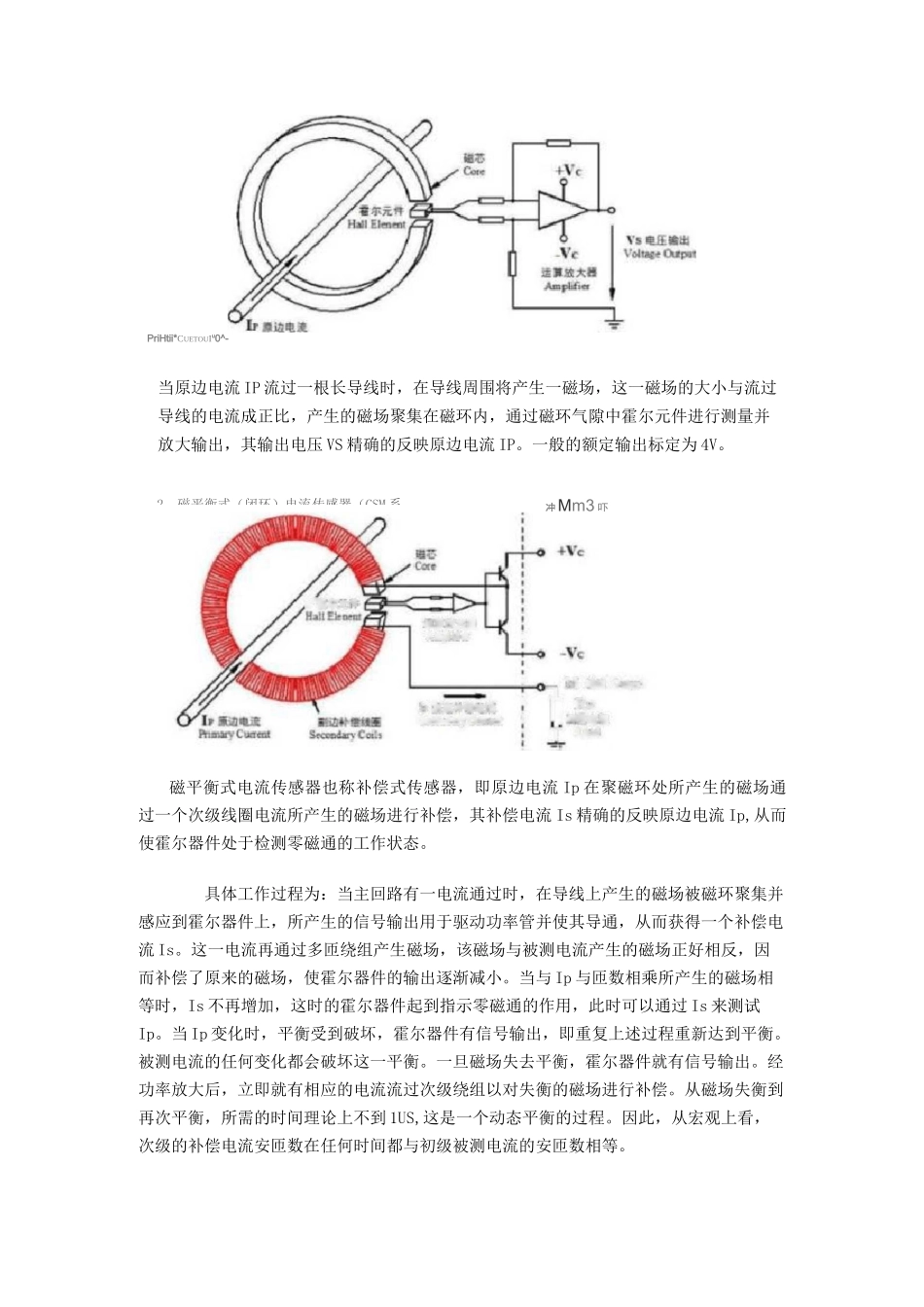 霍尔电流传感器选型方法及工作原理_第2页