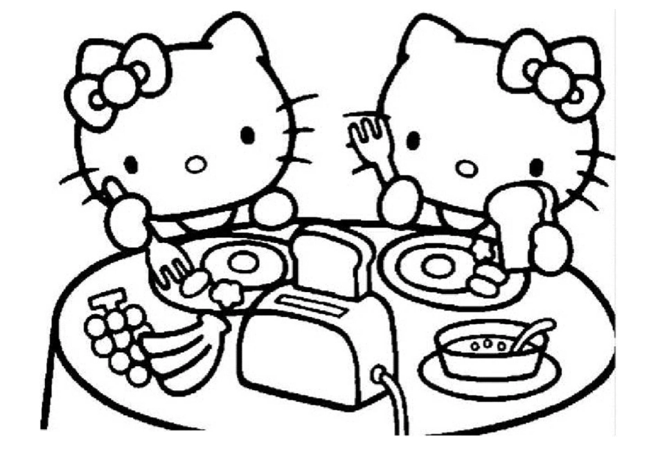hello kitty 涂色画_第3页
