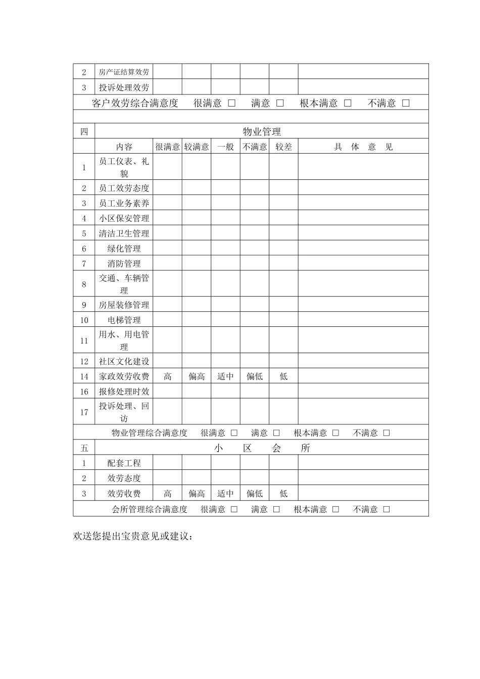 01客户满意度调查表_第2页