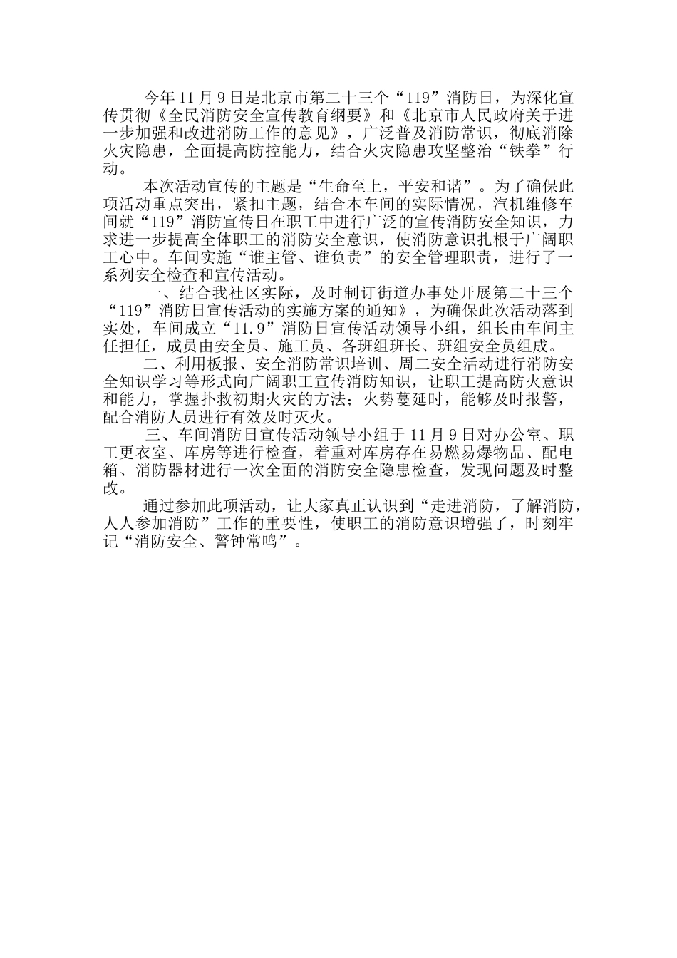 119消防日系列活动总结_第2页