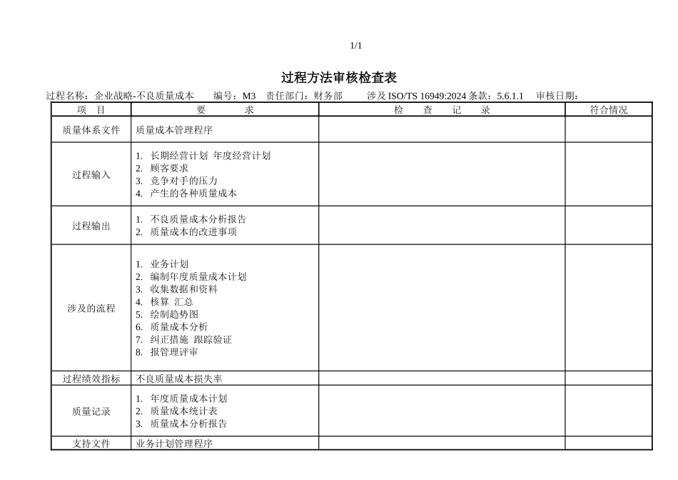 12年内审审核检查表_第2页