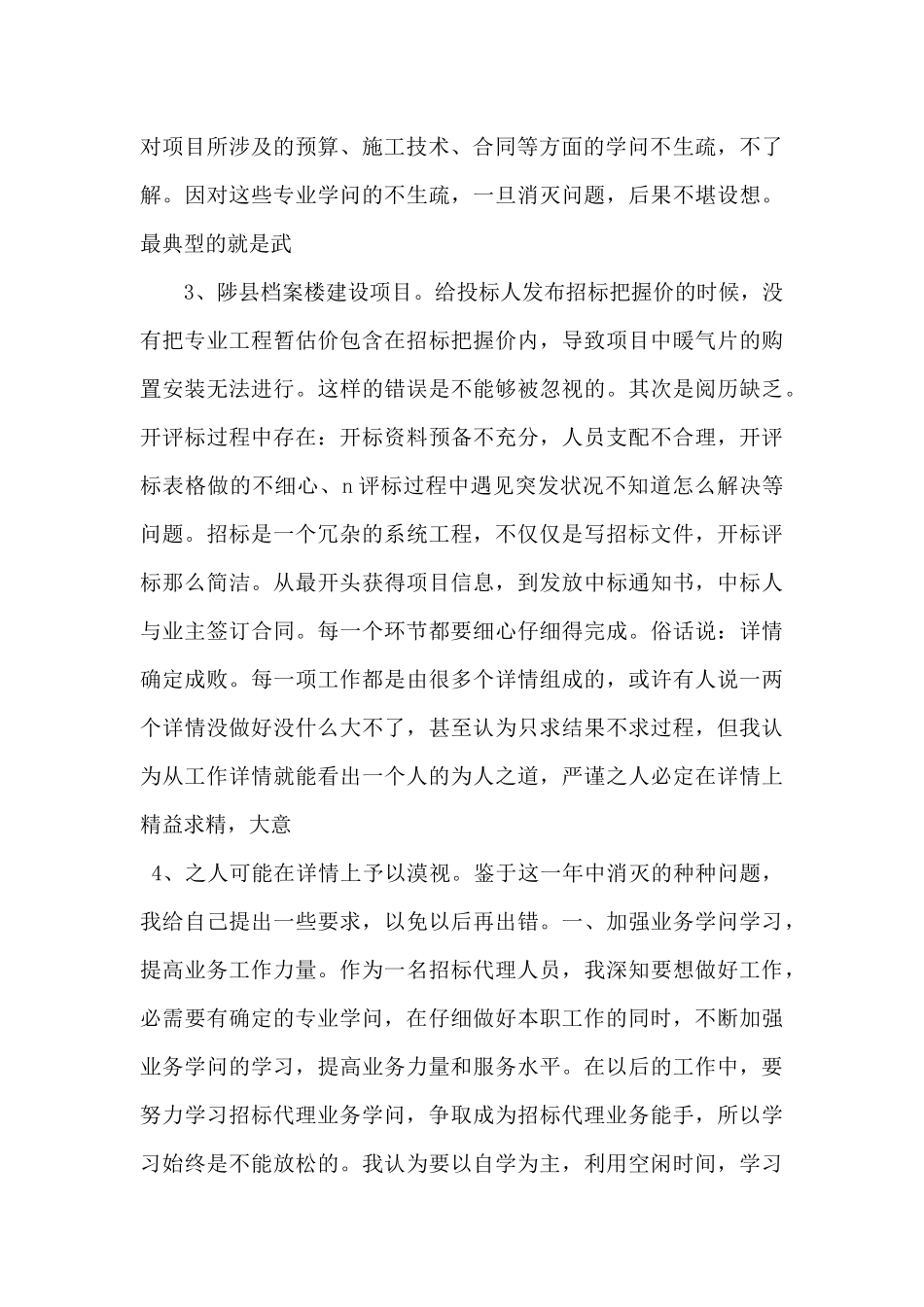 201年招标代理工作总结_第2页