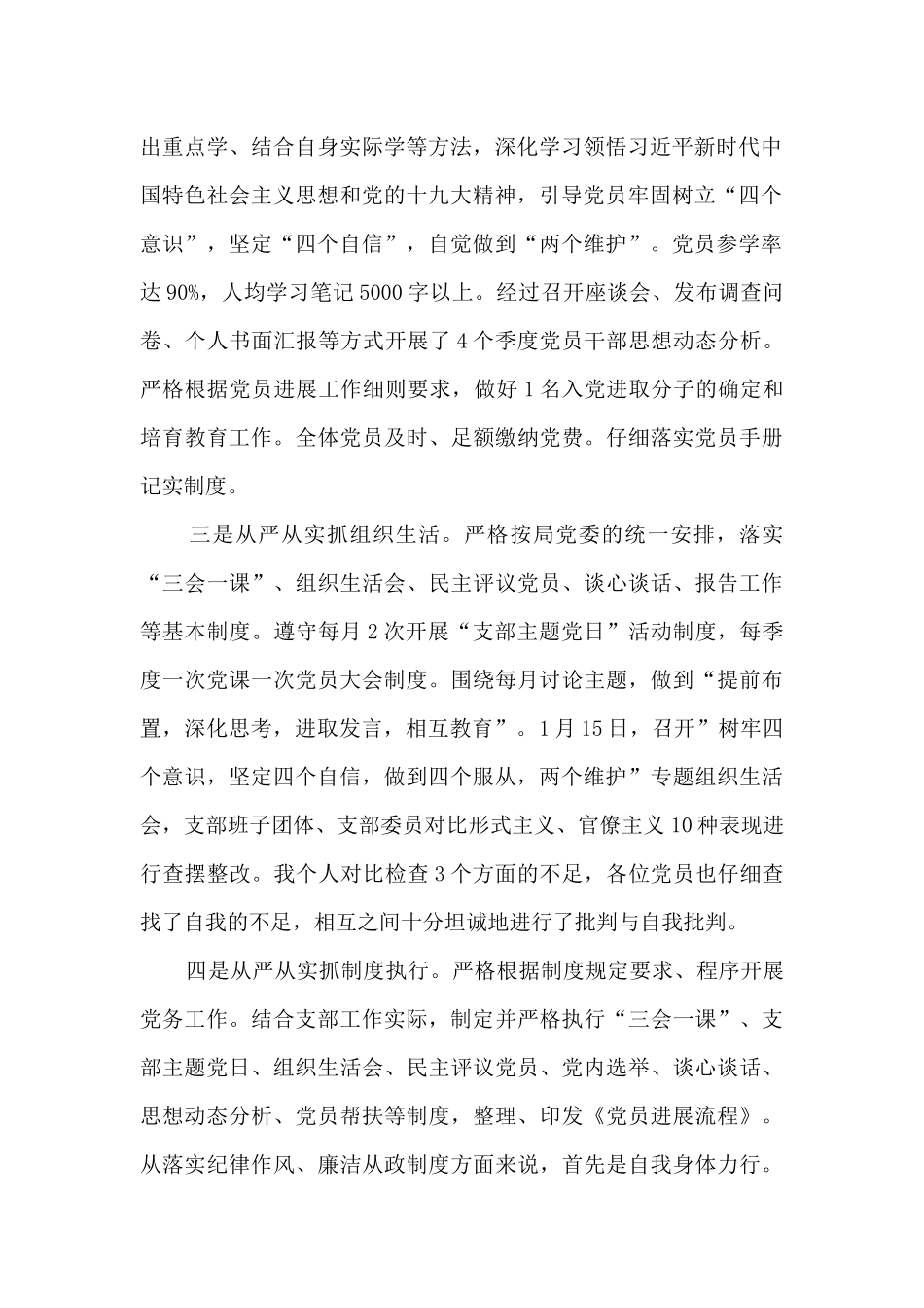 2020年党支部书记述职报告_第2页