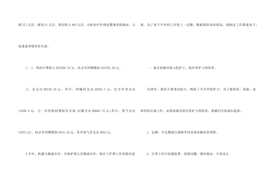 2021年上半年护理工作总结_第2页
