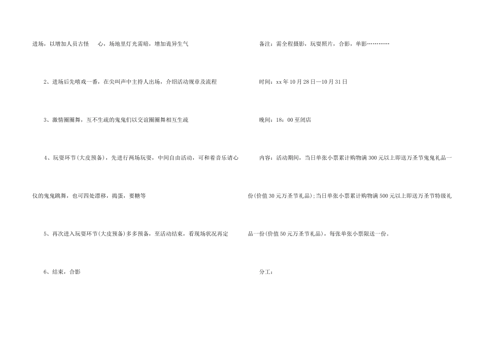 2024万圣节活动方案（5篇）_第2页